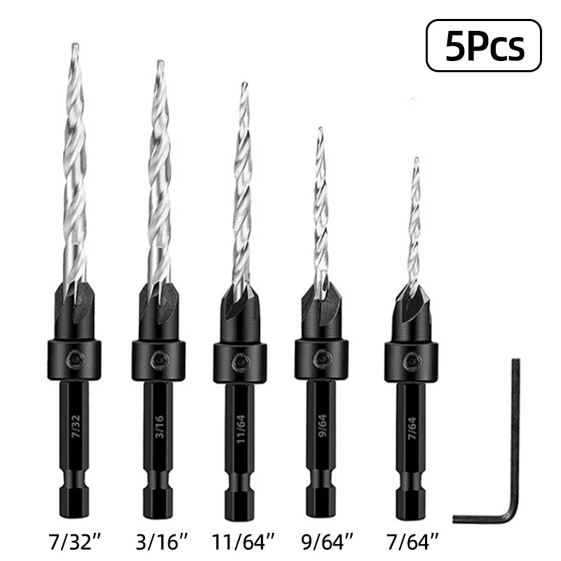 High Speed Steel Hex Shank Taper Drill Counter