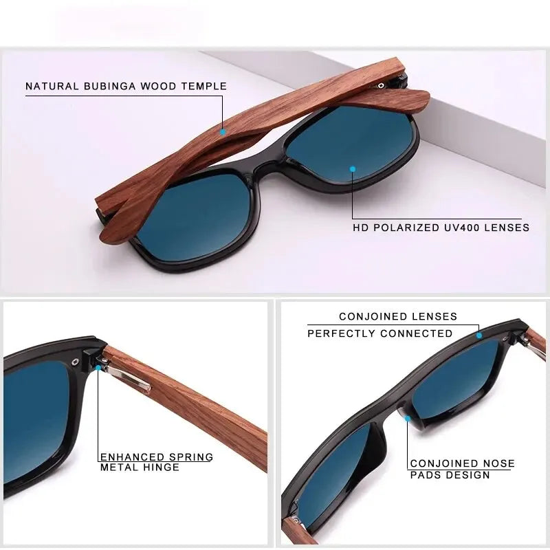 KINGSEVEN Natural Wooden Sunglasses