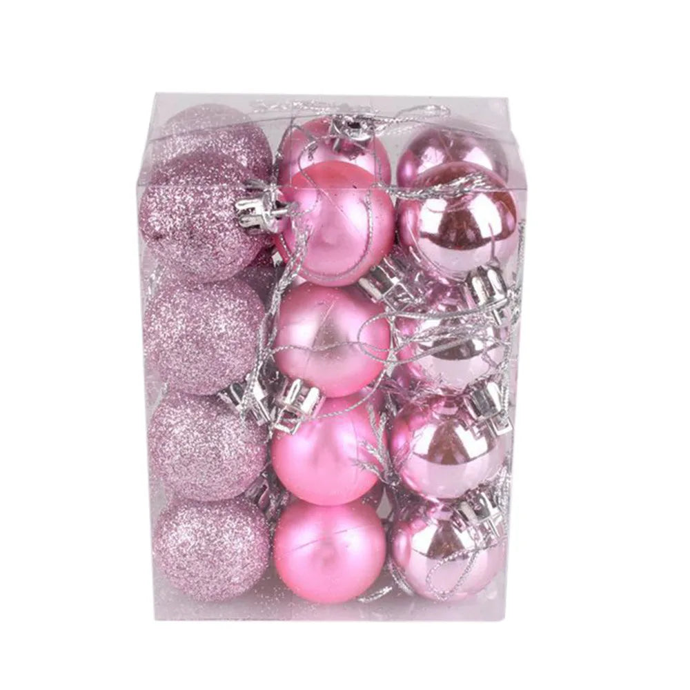 24-Piece Mini Christmas Bauble Set