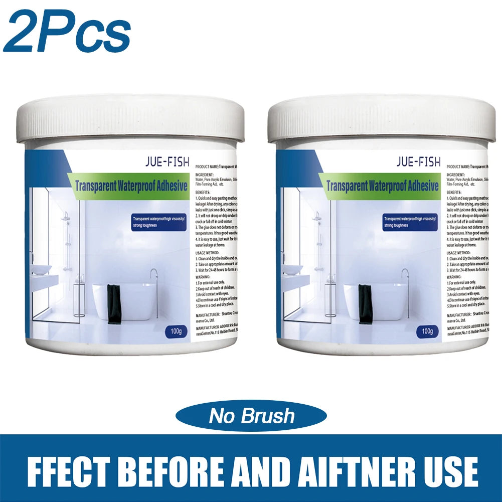 100/900g Transparent Waterproof Agent Toilet Anti-Leak Glue