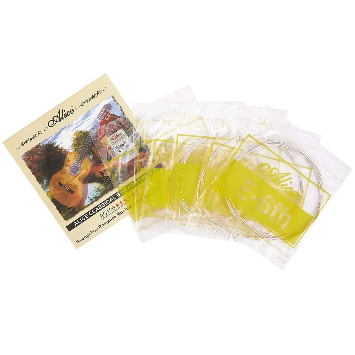 6 Pcs/Set Alice Classical Guitar Strings