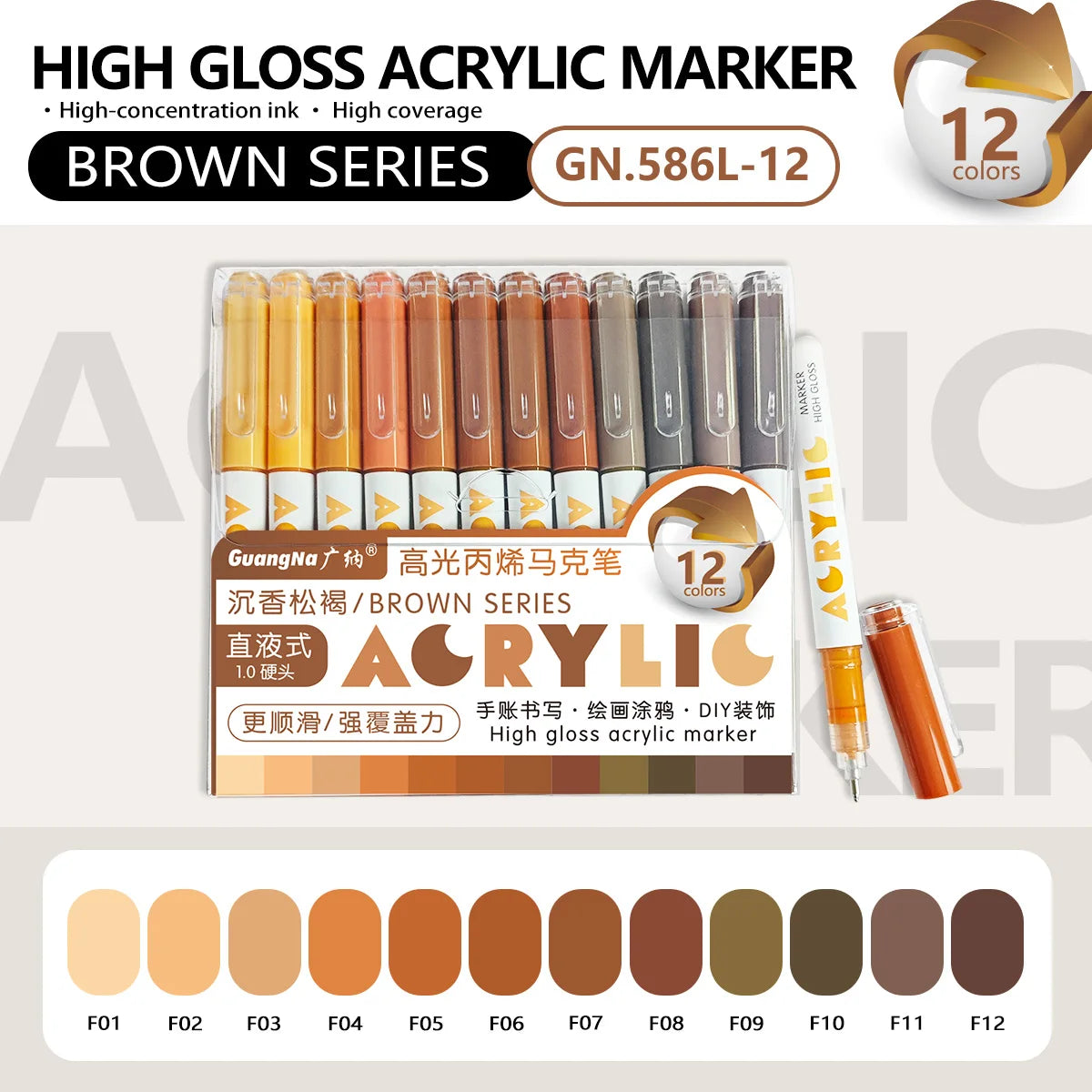 High Gloss Acrylic Paint Markers