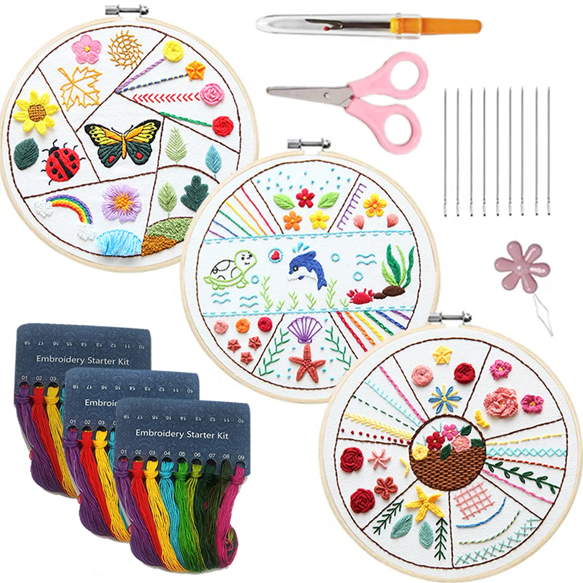 DIY Embroidery Stitch Practice Kit