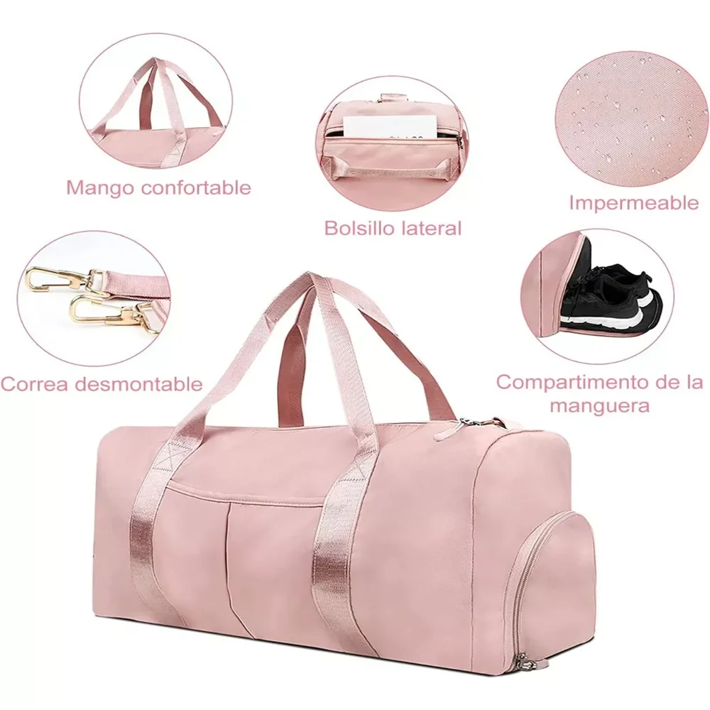Gym Bag With Shoe Compartment
