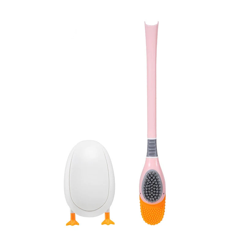 Toilet Silicone brush No punching