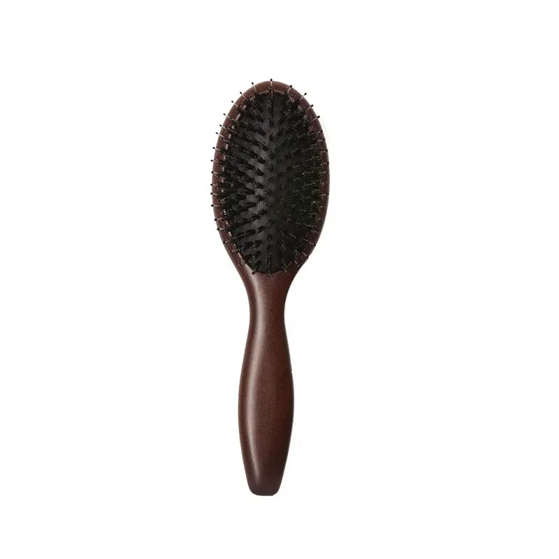 Wood Massage Hair Brush Comb
