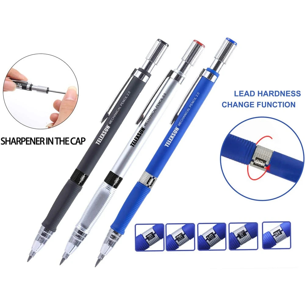 2.0 mm Mechanical Pencils Set