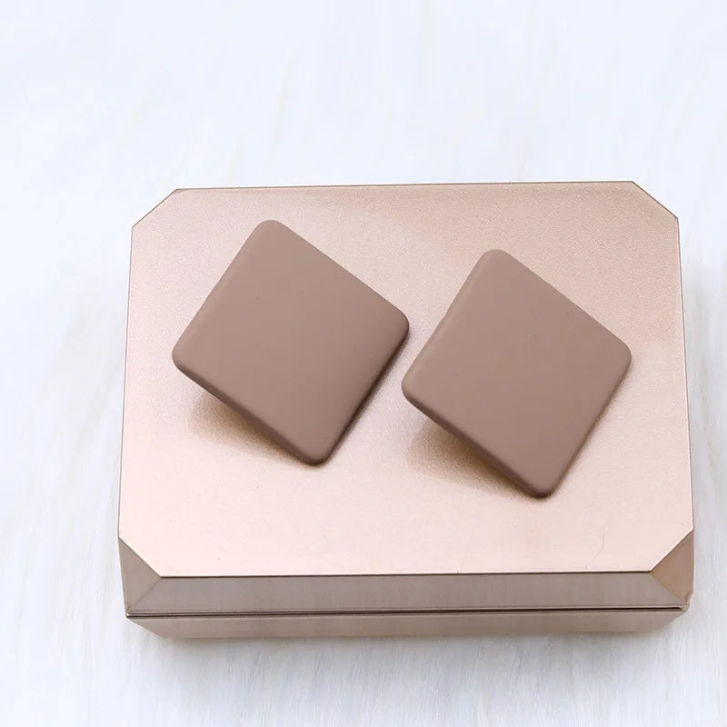 Acrylic Square Stud Earrings
