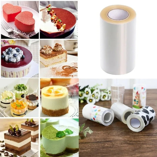 Clear Cake Collars for Mousse Cake Transparent