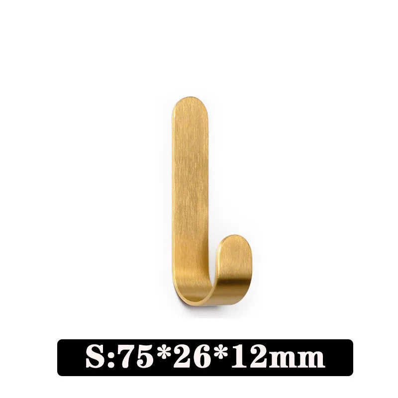1-5pcs Brass Wall Hooks
