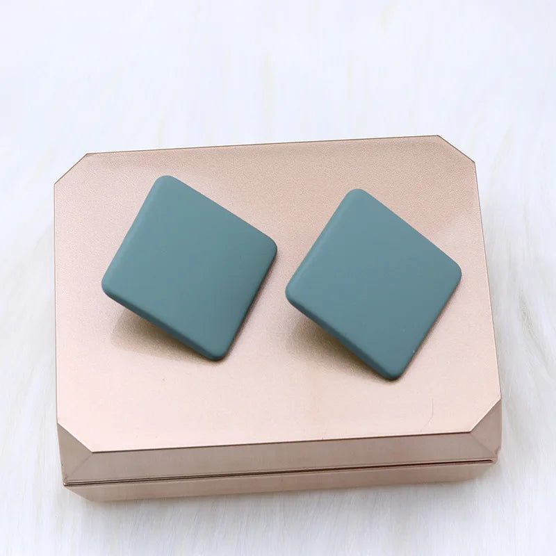 Acrylic Square Stud Earrings