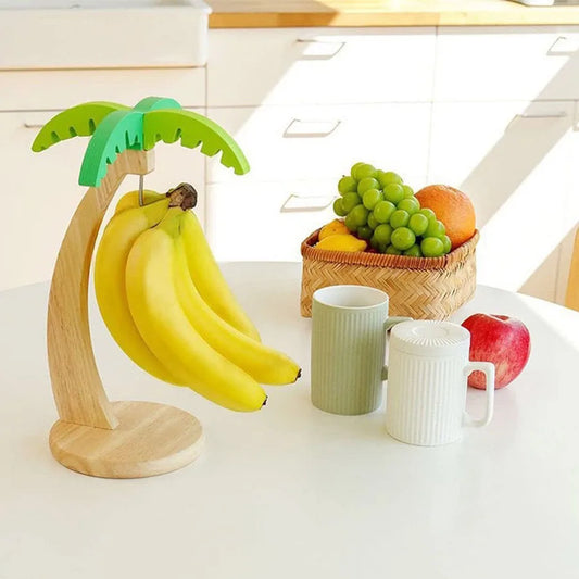 Wooden Banana Hanging Fruit Stand