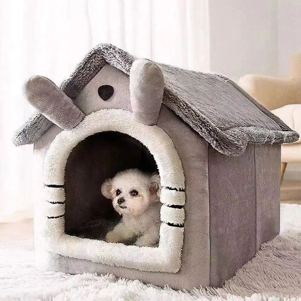Warm Removable Pet House for Small Dogs & Cats