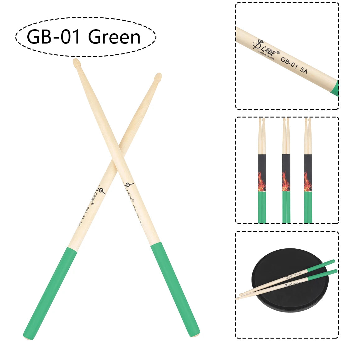5AMaple Drum Sticks