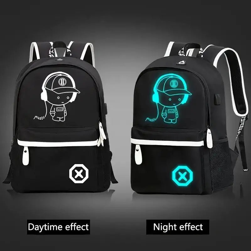 Luminous USB Laptop Backpack