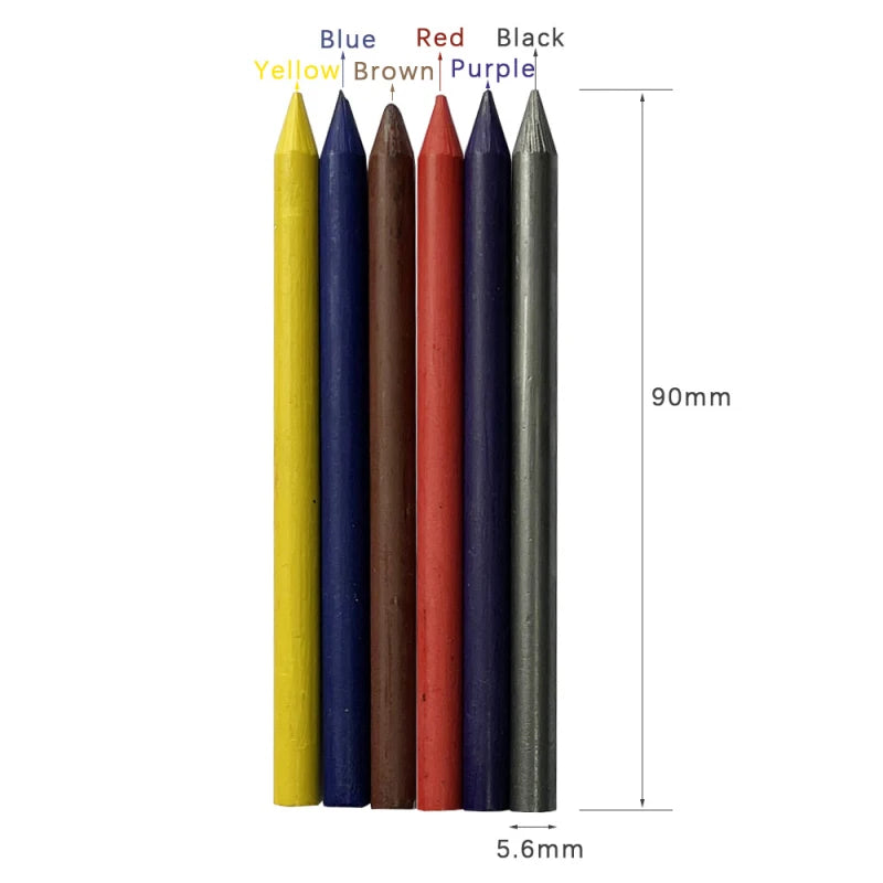 1Pack 5.6 mm Lead 2B/4B/6B/8B Graphite Lead Refill