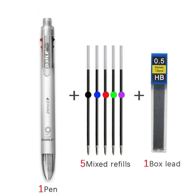 Automatic Pencil Multifunction Pencil With  5 Colors replacement