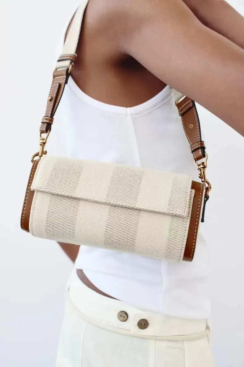 Women’s Vanilla Yellow Barrel Shoulder Bag