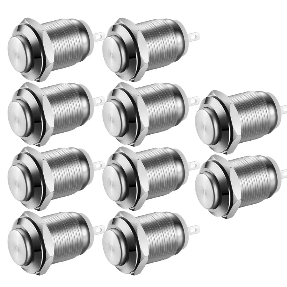 12mm Waterproof Momentary Push Button Switch