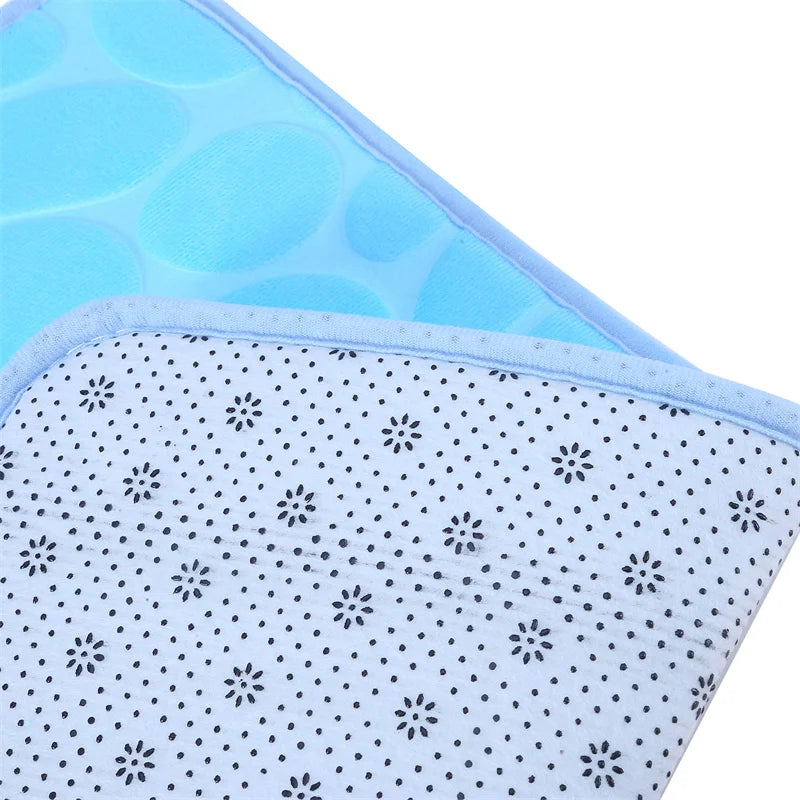 Cobblestone Embossed Bathroom Bath Mat