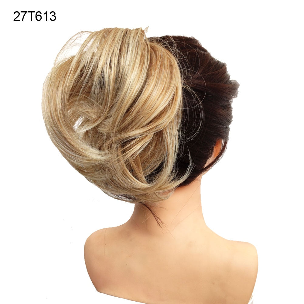 Jeedou Messy Bun Chignon Donut Hair Pad