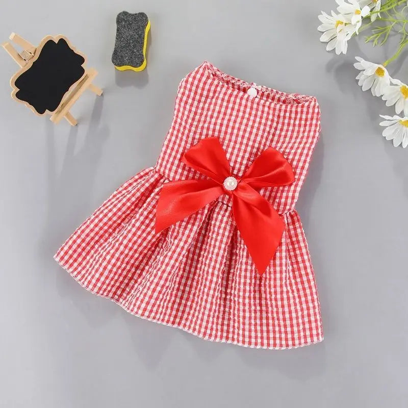 Princess Bow Pet Dress