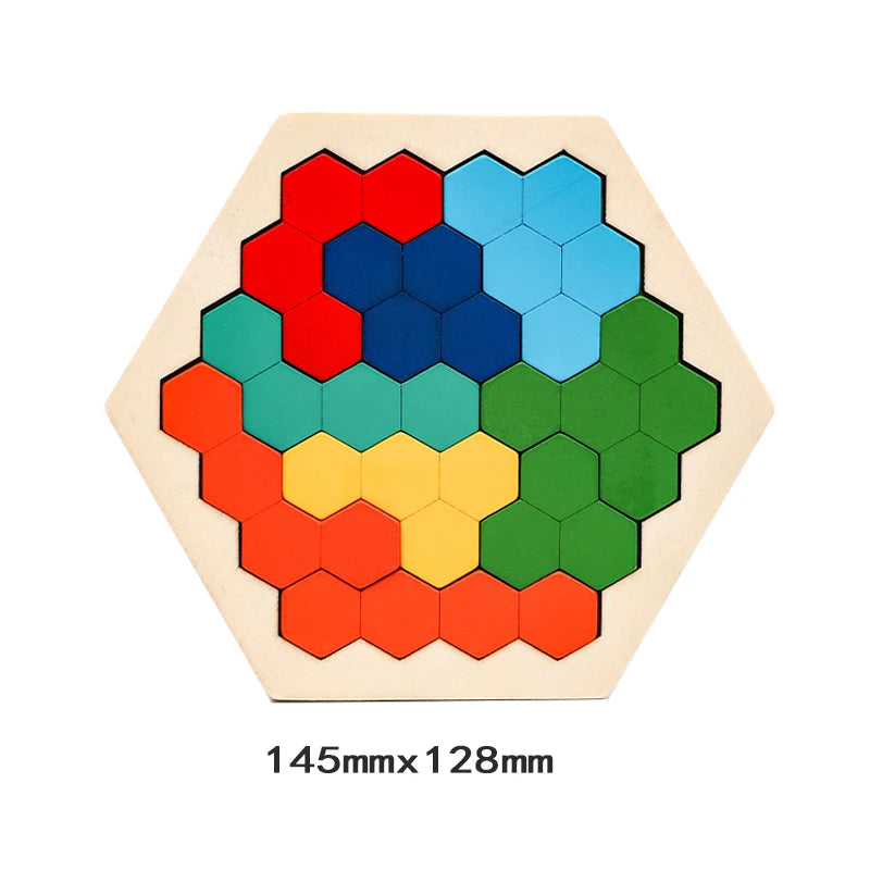 Wooden 3D Tangram Puzzle