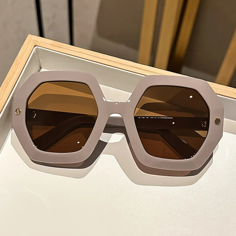 Retro Polygon Sunglasses