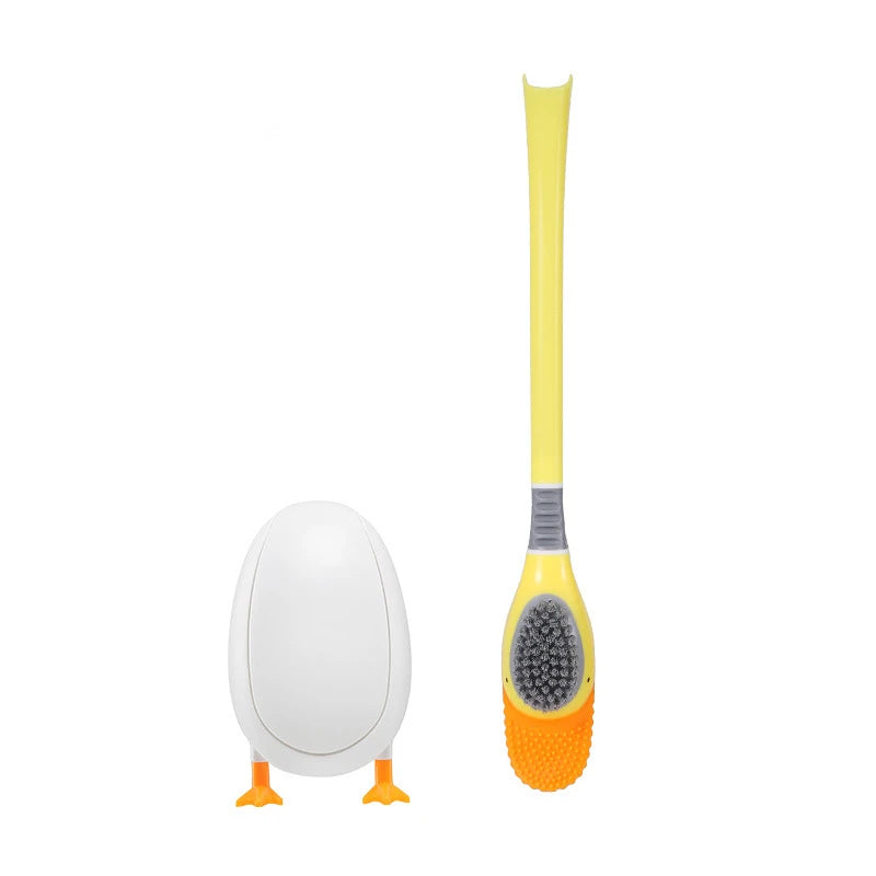 Toilet Silicone brush No punching