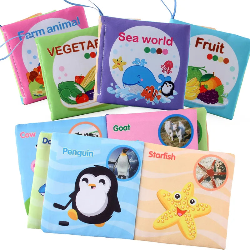 Baby Soft Cloth Book For 0-12 Months