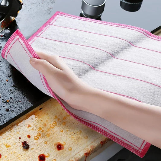 Double-Sided Microfiber Cleaning Cloths