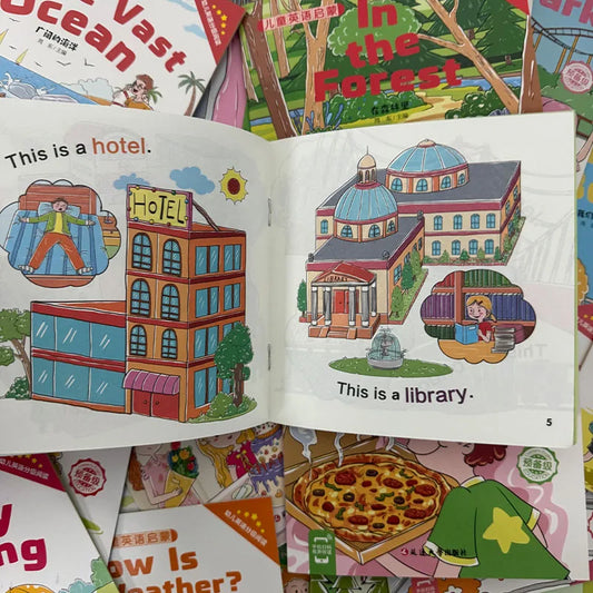 60 Books Set Kids English Early Learning Picture Books