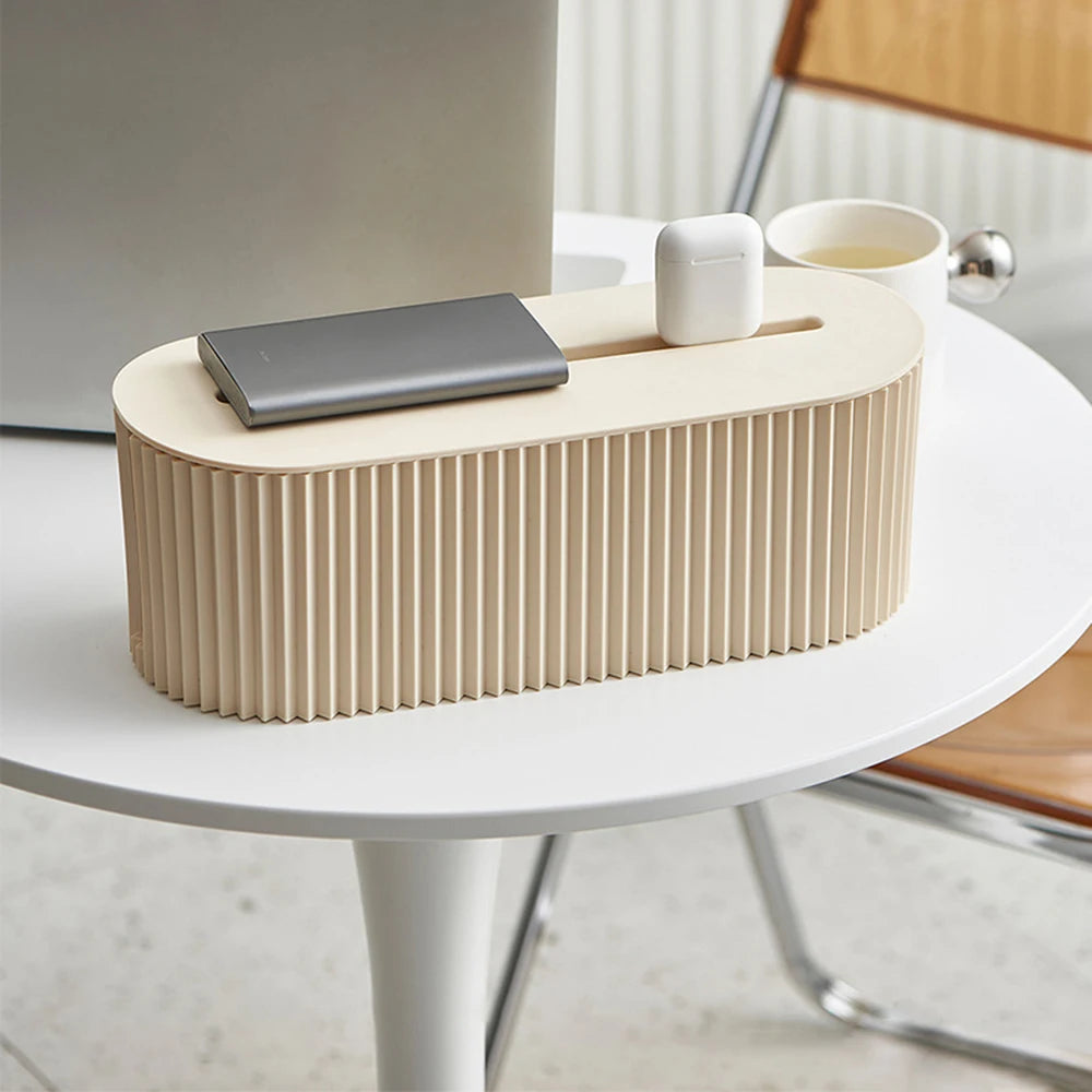 Multi-Functional Cable Management Box with Lid