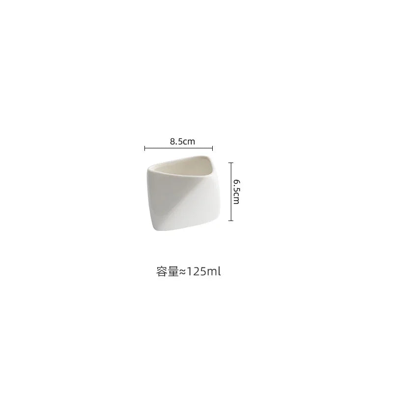 Irregular Ceramic French Fries & Snack Bowl