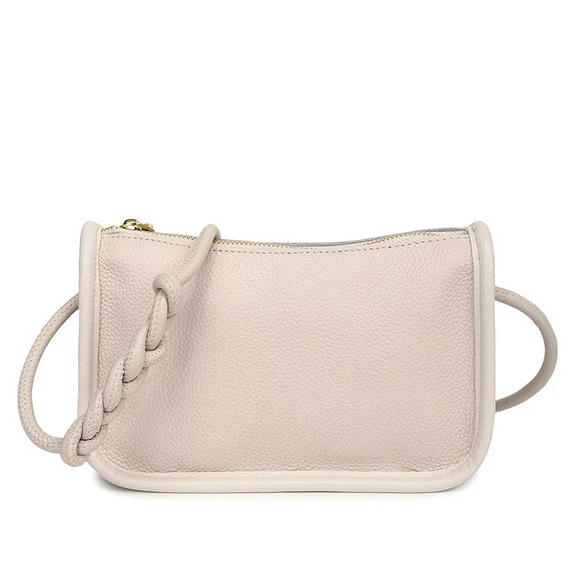 Genuine Cow Leather Crossbody Bag