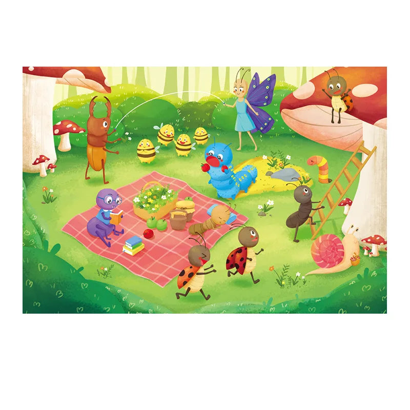 36pcs Carrying Jigsaw Puzzle