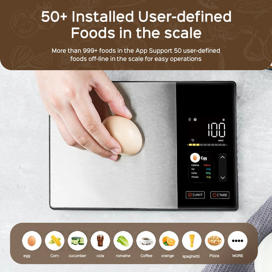 Smart Bluetooth Nutrition Kitchen Scale