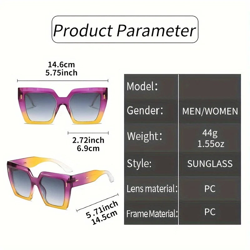 Large Square Sunglasses