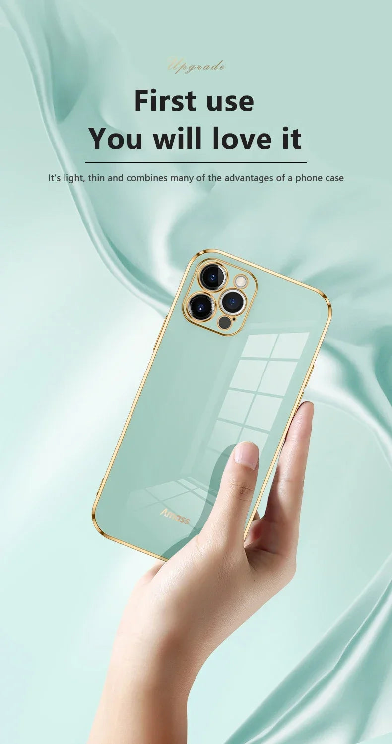 Solid Color Phone Case For iPhone