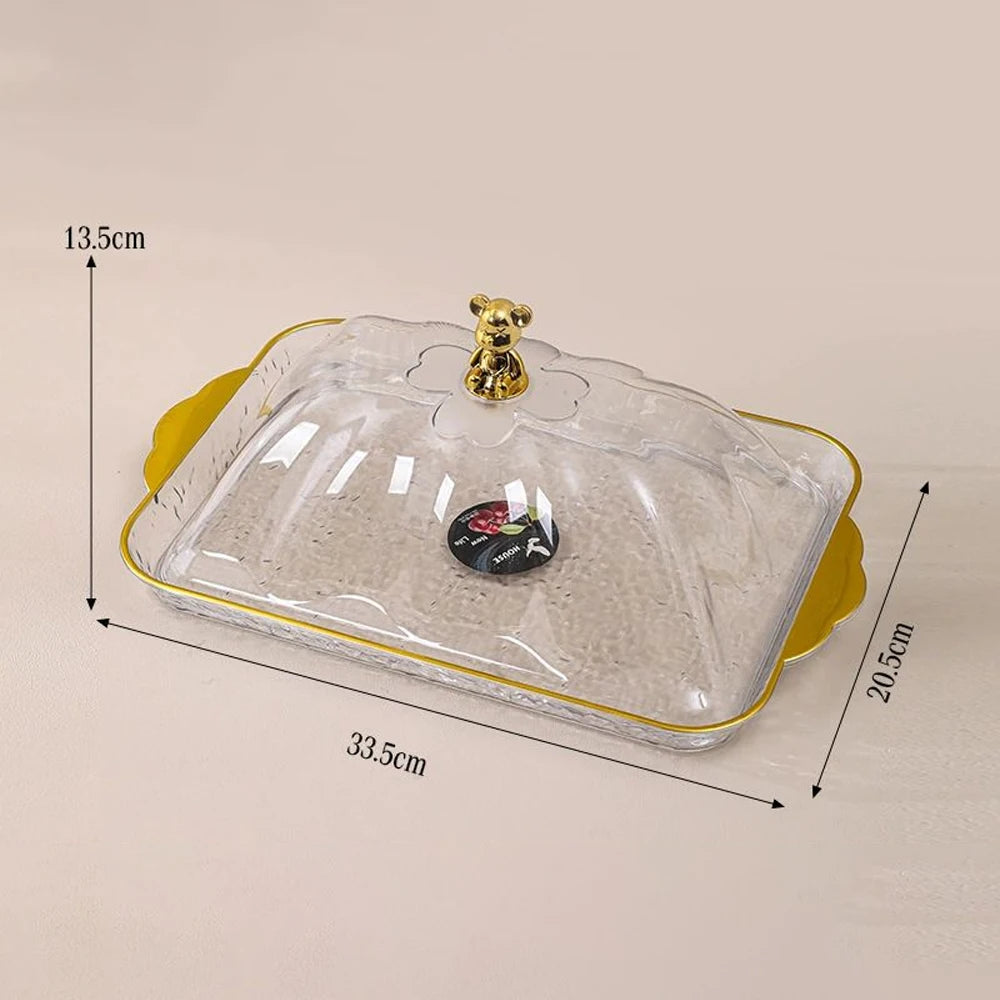 Dessert Fruit Tray with Lid