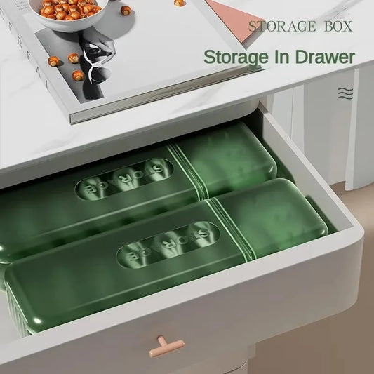 Cable Storage Box with Compartments Organizer
