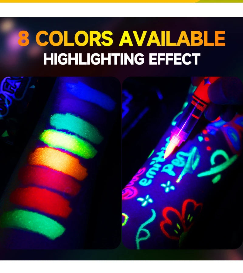 Fluorescent Face & Body Paint Pens