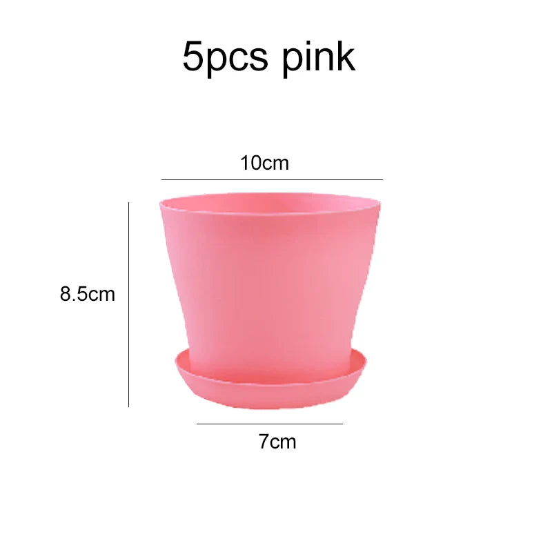 Mini Flower Pot with Tray