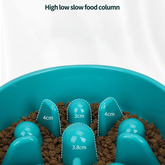 Dog Slow Feeder Bowl Anti-Choking Puzzle Food Dish