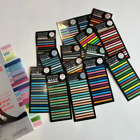 Transparent Sticky Note Tabs – 4500 Self-Adhesive Page Markers