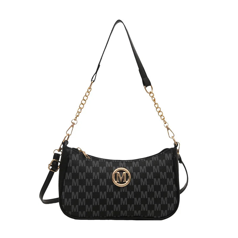 Vintage PU Leather Crossbody Satchel Bag
