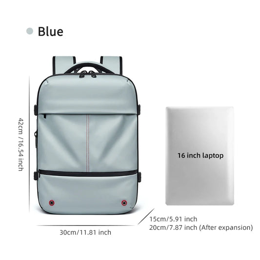 Expandable Vacuum Compression Travel Backpack