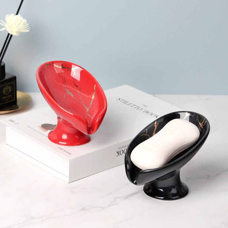 New 1 ceramic Leay shower soap holder