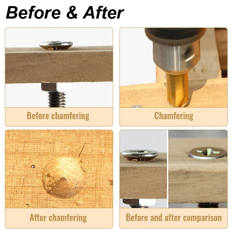 Countersink Drill Bit Set Chamfer