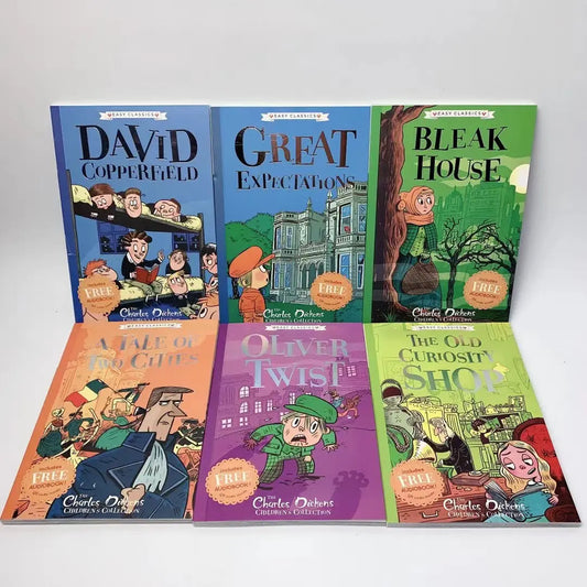 10 Books Set Charles Dickens English Story Picture Books